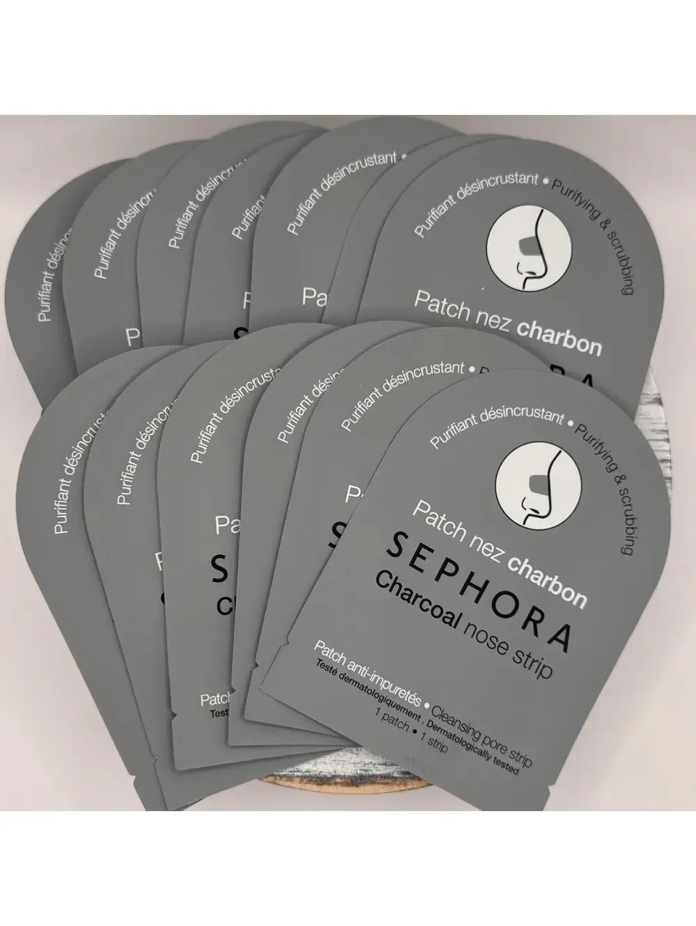 Lot of 14 Sephora Collection Charcoal Nose Strips for Blackheads Peel-Off BNIB